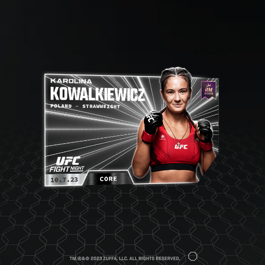 Karolina Kowalkiewicz: UFC Fight Night 10.7.23 Set (CORE) NFT for Sale ...