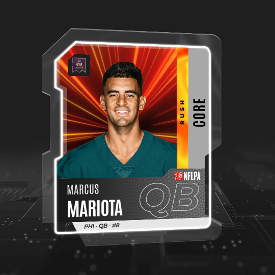 Marcus Mariota: 2023 Play-Action Set (ELITE) NFT for Sale - 2023  Reignmakers Football - Reignmakers