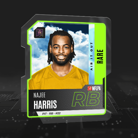 Najee Harris: 2023 Air It Out (RARE) NFT for Sale - 2023 Reignmakers ...
