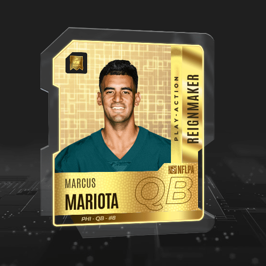 Marcus Mariota: 2023 Play-Action Set (ELITE) NFT for Sale - 2023  Reignmakers Football - Reignmakers