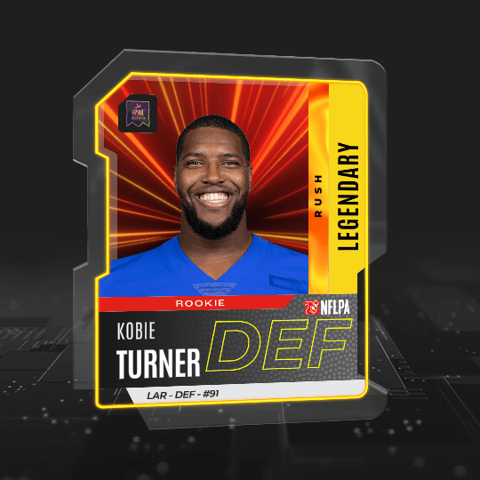 Kobie Turner 2023 Rush Set Legendary Nft Auction Draftkings