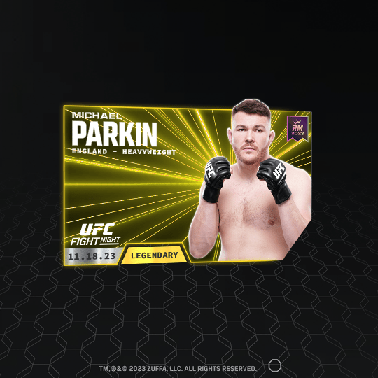 Michael Parkin UFC Fight Night 11.18.23 (LEGENDARY) NFT for Sale